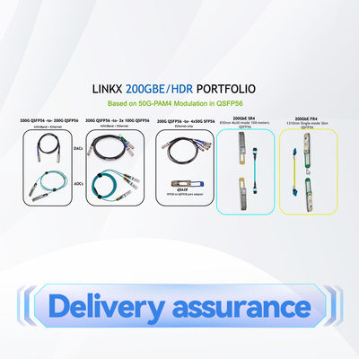 40GbE DDMI Mellanox Optik Alıcı-Verici QSFP+ 850nm MMA1B00-B150D MPO SR4, 150 m'ye kadar