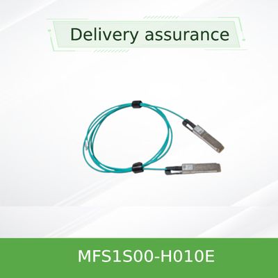 Nvidia Mfs1s00-Hxxxv 200GB/S Qsfp56 Mmf Aoc Mfs1s00-H010e Aktif Optik Kablo, 200gbps'ye kadar, Qsfp56'dan Qsfp56'ya kadar