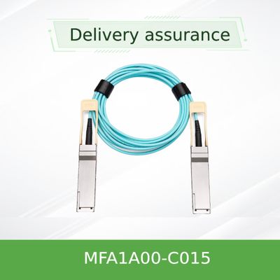 100 GbE QSFP LSZH Mellanox AOC Ethernet Kablosu MFA1A00-C015 15 m