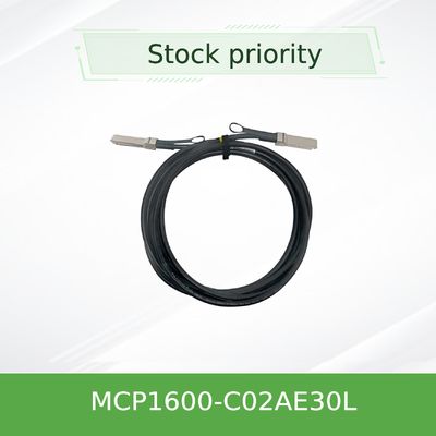 2,5 m 100 GbE QSFP28 Mellanox DAC Kablo Ağı MCP1600-C02AE30L
