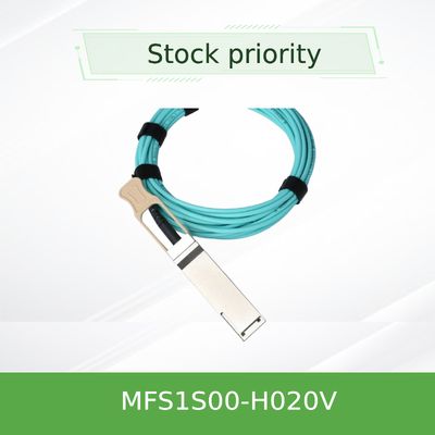 Konsol Mellanox AOC Kablosu MFS1S00-H020V IB HDR 200Gb/S'ye Kadar QSFP56 20m ağ kablosu