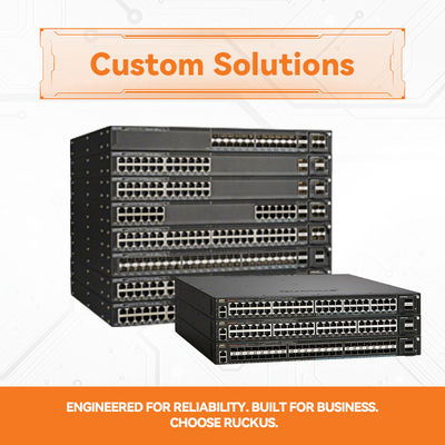 Güvenilir veri aktarımı için Ruckus Icx 8200-48PF yönetilen anahtarı