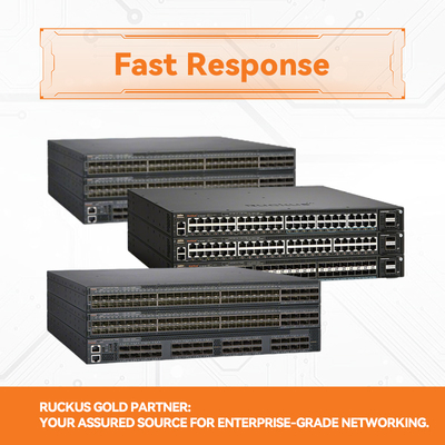 RUCKUS ağ anahtarı ICX 7550-24F İstiflenebilir Fiber Anahtar 10G SFP+ 100GbE Uplink