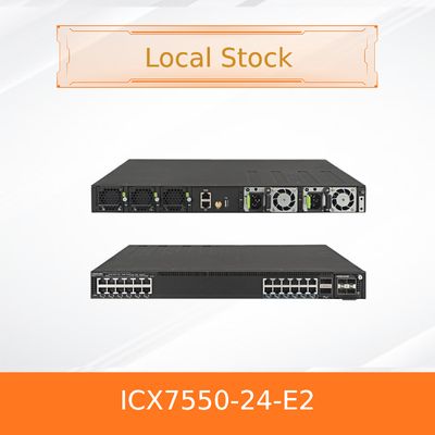 Kesintisiz Bağlantı için 24 Portlu Gelişmiş Ruckus Icx7550-24-E2 Değiştiricisi