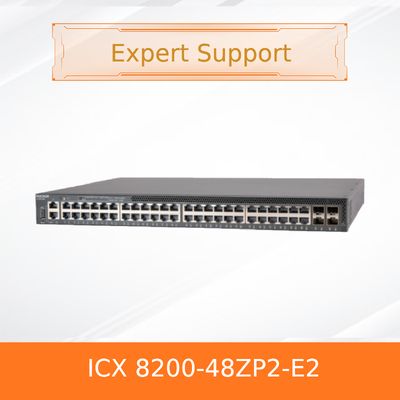 Gelişmiş Ruckus ICX 8200-48ZP2-E2 Anahtarı (150W Güç Kaynağı ile)