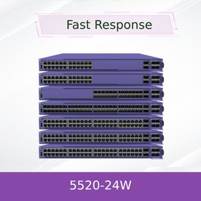 Extreme Networks AVB Anahtarı Güçlü Extreme 5520-24W Anahtar, Geliştirilmiş Ağ Performansı İçin