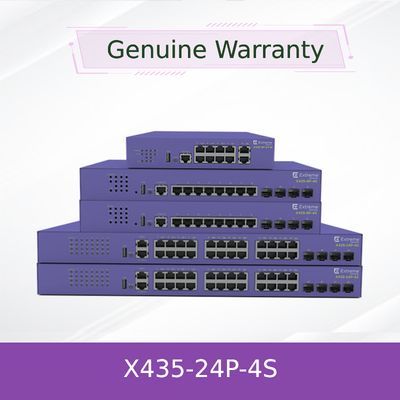 24P Extreme Networks X435 AVB Switch X435 4S 68Gbps 50.6Mpps yeni ve orijinal
