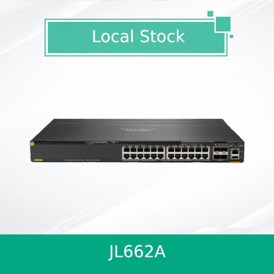 Hpe Aruba Networking Cx 6300M 24-Port 1Gbe Sınıf 4 PoE ve 4-Port SFP56 Switch (JL662A)