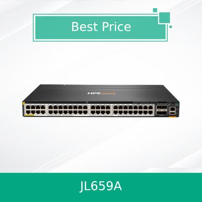 Hpe Aruba Networking Cx 6300m 48 portlu Hpe Akıllı Hızı 1/2.5/5gbe Poe ve 4 portlu SFP56 Değiştiricisi (JL659A)