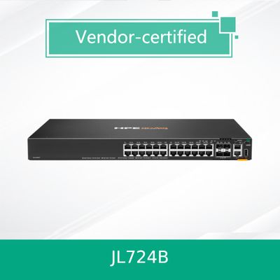 Yüksek Performanslı Erişim Katmanı Değiştiricileri Cx 6200f 24G 4SFP+ Değiştiricisi (JL724B) Kullanıcı Dostu Aruba Ağ Değiştiricisi