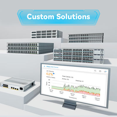 Yeni Orijinal Fabrika Mühürlü C9200L-24p-4X-a 9200L 24-Port Poe+ 4 X 1g Network Advantage Cisco Switch C9200L-24p-4X-a