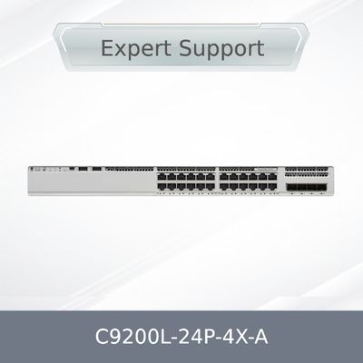 Yeni Orijinal Fabrika Mühürlü C9200L-24p-4X-a 9200L 24-Port Poe+ 4 X 1g Network Advantage Cisco Switch C9200L-24p-4X-a