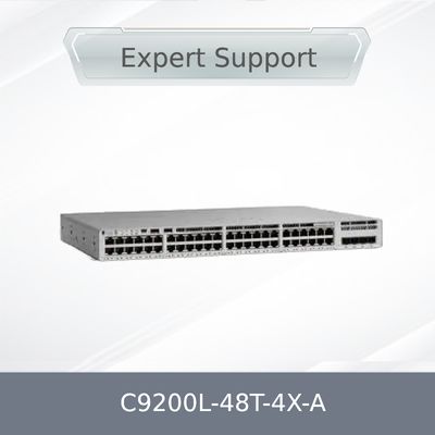 Yepyeni Orijinal Ağ Anahtarı Cisco C9200 Serisi 48-Port C9200L-48t-4X-a Uplink Veri SFP Anahtarı Stokta
