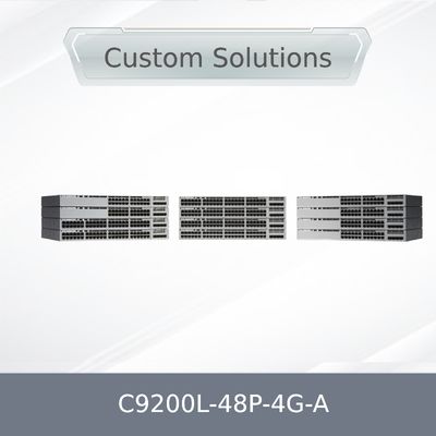 Cisco Yeni Orijinal C9200L-48p-4G-a 9200L 48 Port 10/100/1000 Poe+ 4X1g Uplink Switch Ağ Avantajı C9200L-48p-4G-a