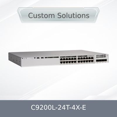 C9200L-24t-4X-E Orijinal 9200L Serisi 24-Port Veri 4X10g Uplink Değiştiricisi Ağ Temelleri Ethernet Değiştiricisi