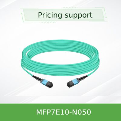 NVIDIA MFP7E10-N050 50m MPO-12/APC to MPO-12/APC Multimode Fiber Optic Kablo 400G/NDR Maximum Reach Interconnect için