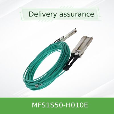 NVIDIA mellanox MFS1S50-H010E 200Gb/s'den 2x100Gb/s'ye kadar QSFP56 Aktif Optik Bölücü Kablo10m AOC