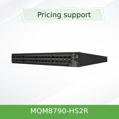 NVIDIA Quantum MQM8790-HS2R 200G InfiniBand Switch Unmanaged, 40-Port 16Tb/s, C2P Airflow UFM Ready