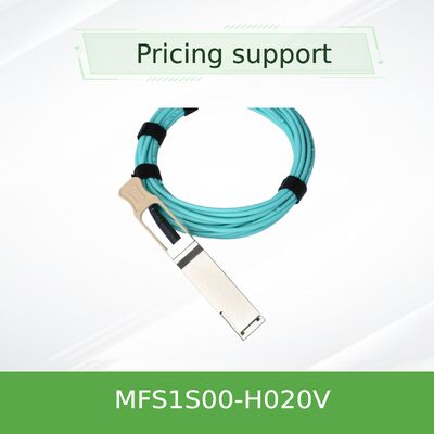 NVIDIA Mellanox MFS1S00-H020V 200Gb/s QSFP56 Aktif Optik Kablo – 20m MMF AOC InfiniBand HDR & 200GbE için