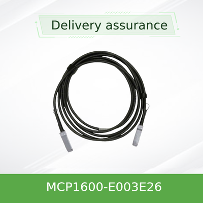 Mellanox MCP1600-E003E26 100Gb/s QSFP28 Pasif DAC Kablosu 3m, 26 AWG, InfiniBand EDR & 100GbE Uyumlu