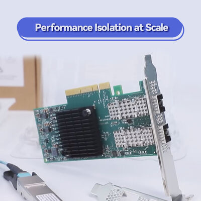 NVIDIA ConnectX-7 MCX755106AS-HEAT 400 Gb/s Çift Bağlantı Noktalı InfiniBand ve Ethernet Akıllı NIC, PCIe Gen5 ile