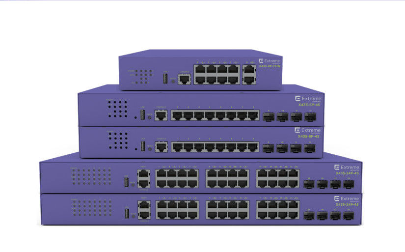 24P Extreme Networks X435 AVB Switch X435 4S 68Gbps 50.6Mpps yeni ve orijinal
