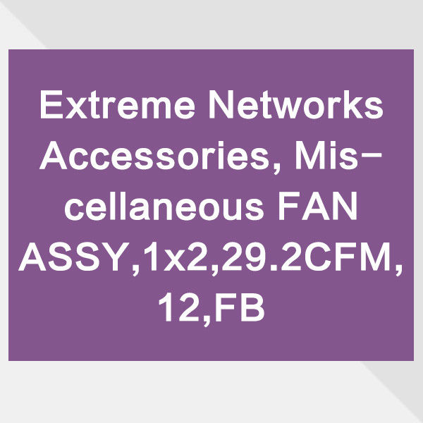 X690 OEM Ağ Anahtarı Fanı 17115 Extreme X690 Ön ve Arka Hava Besleme anahtarı lisansı