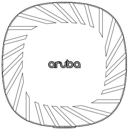 Çift Radyo 510 Serisi Kampüs AP 515 Aruba Wifi 6 802.11ax Dahili Antenler Birleşik AP