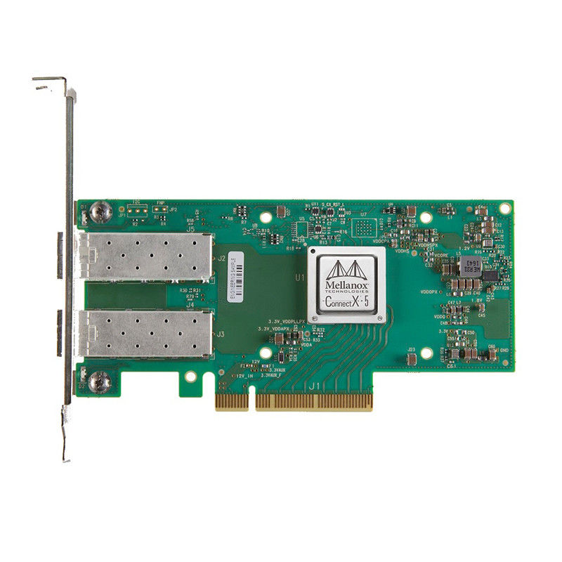 Özel Kablolu Mellanox 10gb Ethernet Kartı SFP Pcie Kartı MCX512A-ACAT ConnectX-5 EN