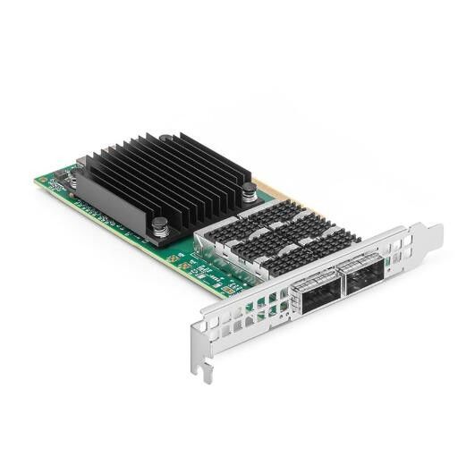 QSFP56 Mellanox Ethernet Adaptörleri NIC ConnectX-6 Dx EN 100GbE Ağ Kartı MCX623106AN-CDAT