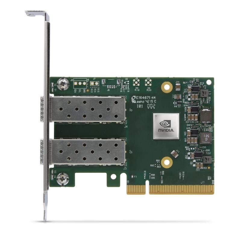 ConnectX-6 DX EN Arayüzü Mellanox Ağ Kartı MCX623105AN-VDAT 100GbE Çift Bağlantı Noktalı QSFP56