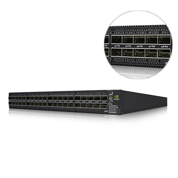40 QSFP28 Bağlantı Noktası Engellemeyen HDR Mellanox Ağ Anahtarı InfiniBand MQM8790-HS2F 200Gb/S