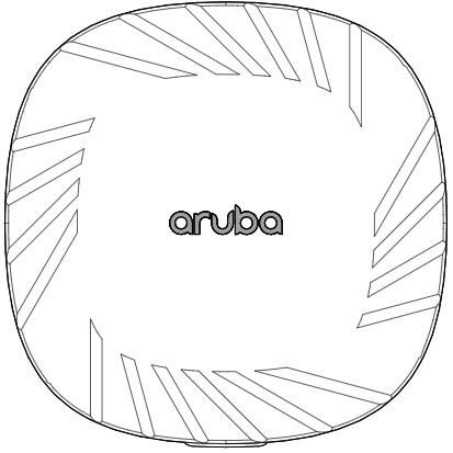 530 Serisi Aruba Kablosuz Erişim Noktaları Birleşik AP-535 (RW) Çift Radyo 4x4:4 802.11ax
