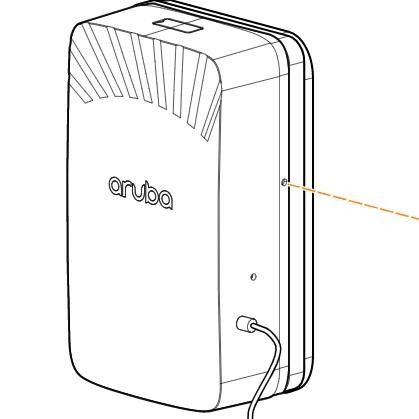 2x2 Unified Aruba Hospitality AP erişim noktaları 500H Serisi AP 505H (RW) 1+4 Ethernet PSE USB ile