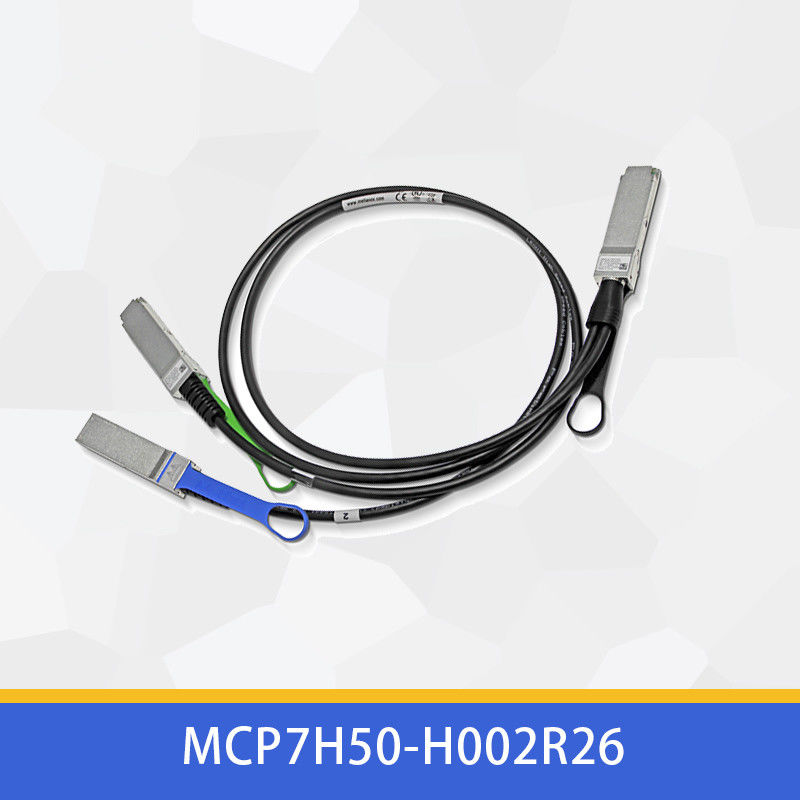 2 m HDR100 Mellanox DAC Kablosu Doğrudan Takılan Fiber Kablo MCP7H50-H002R26 MCP7H50-V0xxR QSFP56