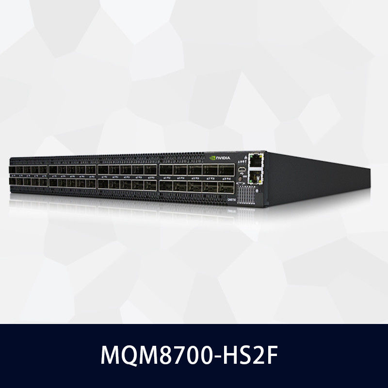 Yönetilen Infiniband HDR Değiştiricisi Mellanox 200gb Değiştiricisi MQM8700 40 Port MQM8700-HS2F ((920-9B110-00FH-0MD)