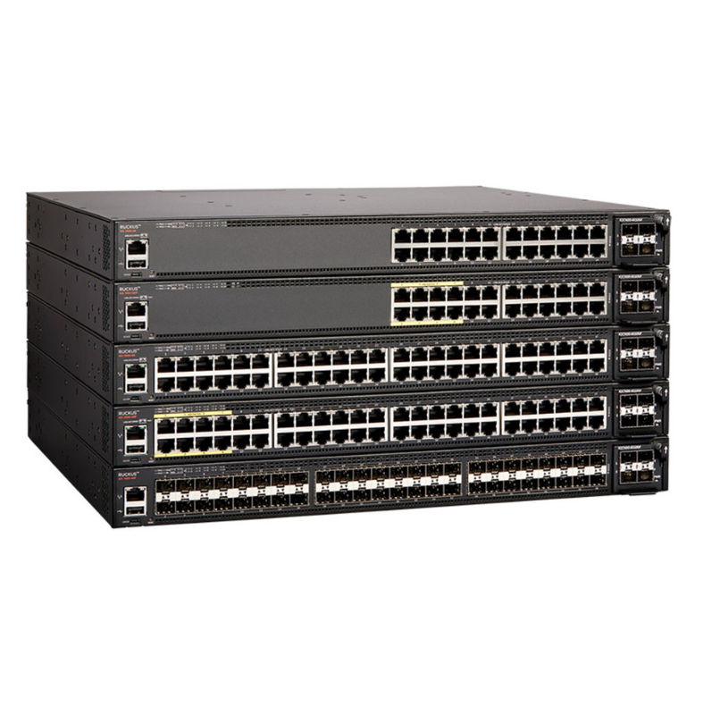 Ağ Ruckus Icx7450 24 Bağlantı Noktalı POE Anahtarı 1500 W 336 Gb/S 960 Gb/S