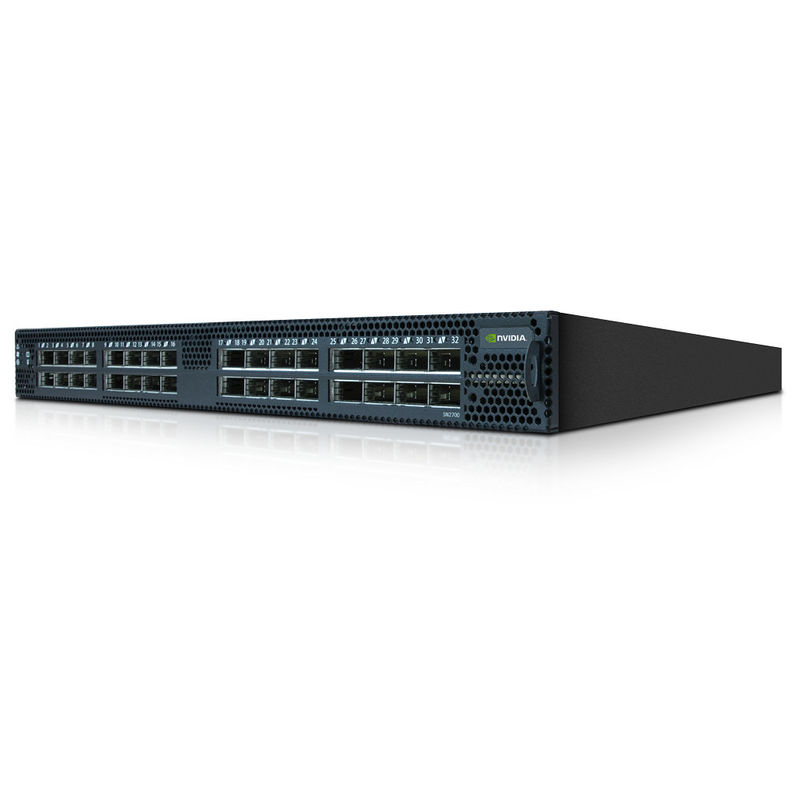 Onyx 32 QSFP28 Bağlantı Noktalı MSN3700-CS2F Spektrum-2 Tabanlı 100 GbE 1U Açık mellanox ağ Anahtarı
