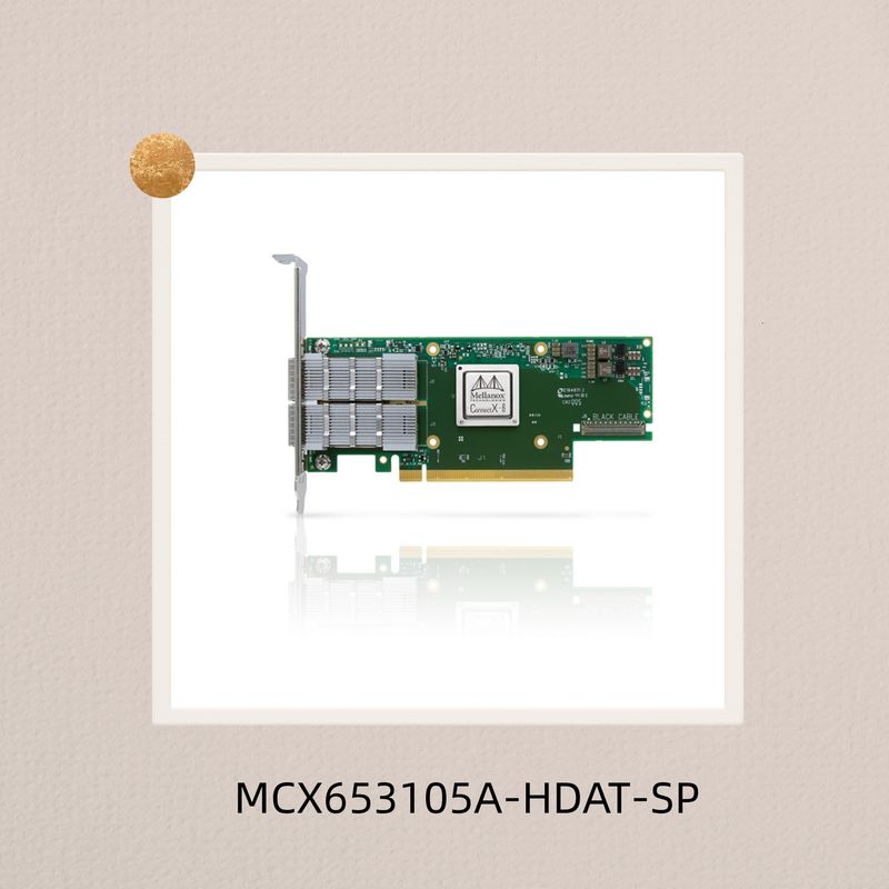 Mellanox MCX653105A-HDAT-SP Güvenli Önyükleme Sunucu için Güven Kripto Hızlandırma Kökü