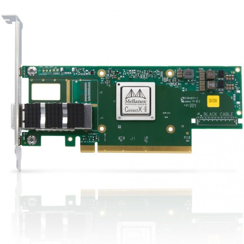 MCX653106A-ECAT Mellanox 100gb Nic ConnectX- 6 VPI Hdr100 Edr Ib Çift Bağlantı Noktalı