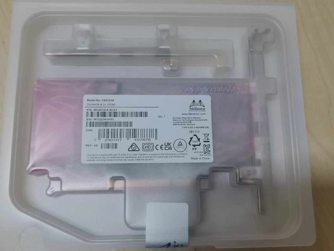 MCX4121A-XCAT ConnectX-4 Lx EN Mellanox Ağ Kartı 10GbE Çift Bağlantı Noktalı SFP28 PCIe3.0 X8