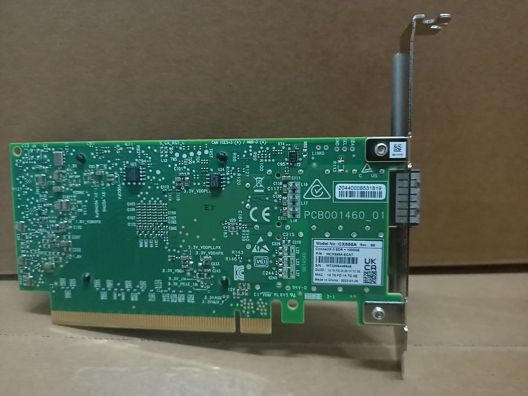 MCX4121A-XCAT ConnectX-4 Lx EN Mellanox Ağ Kartı 10GbE Çift Bağlantı Noktalı SFP28 PCIe3.0 X8