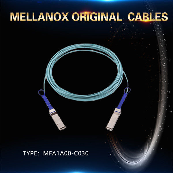 MFS1S00-H030V Aoc Ağ Kablosu IB HDR 200Gb/S'ye Kadar QSFP56 30m 200GBase-AOC QSFP56 - QSFP56
