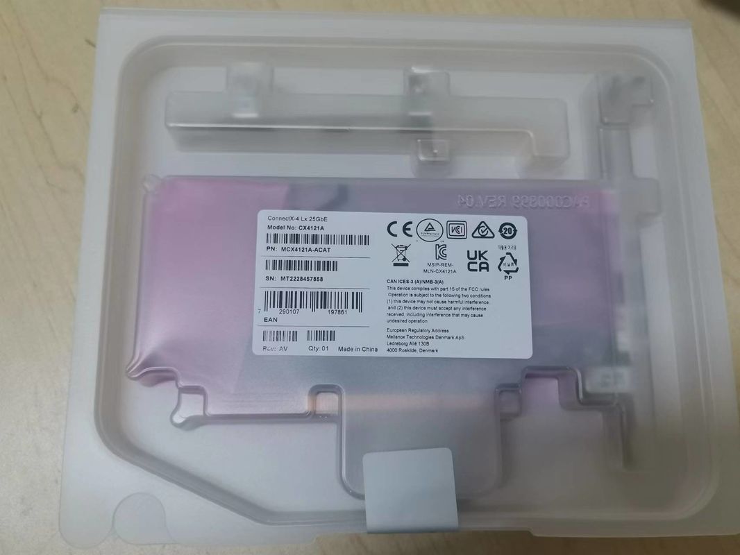 Mellanox ConnectX-4 Lx EN 25GbE Çift Bağlantı Noktalı SFP28 PCIe3.0 X8 Ağ Arabirim Kartı MCX4121A-ACAT