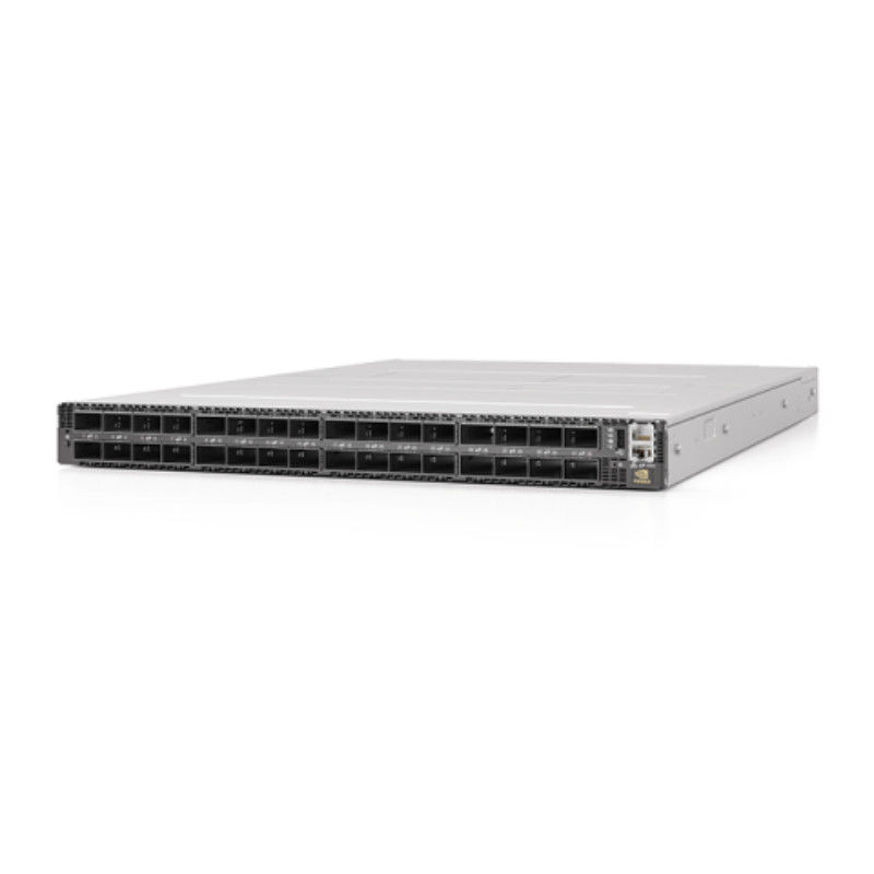 Sunucu için Infiniband MQM9700-NS2F Mellanox Network Switch 400G 16.8 Tbps