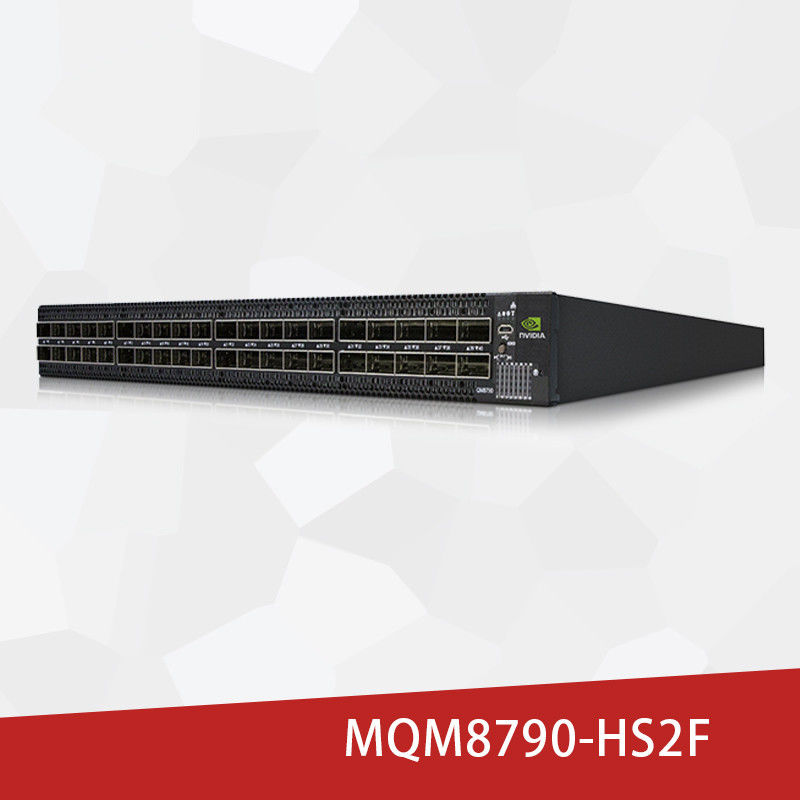 MQM8790-HS2F Mellanox Switch 40 Port Engellemeyen Dış Yönetilen HDR 200Gb/S InfiniBand Akıllı