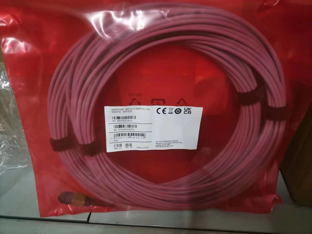 Mellanox DAC Kablosu MCA4J80-N005 Aktif Bakır Kablosu IB Twin Port NDR 800Gb/s OSFP 5 metre