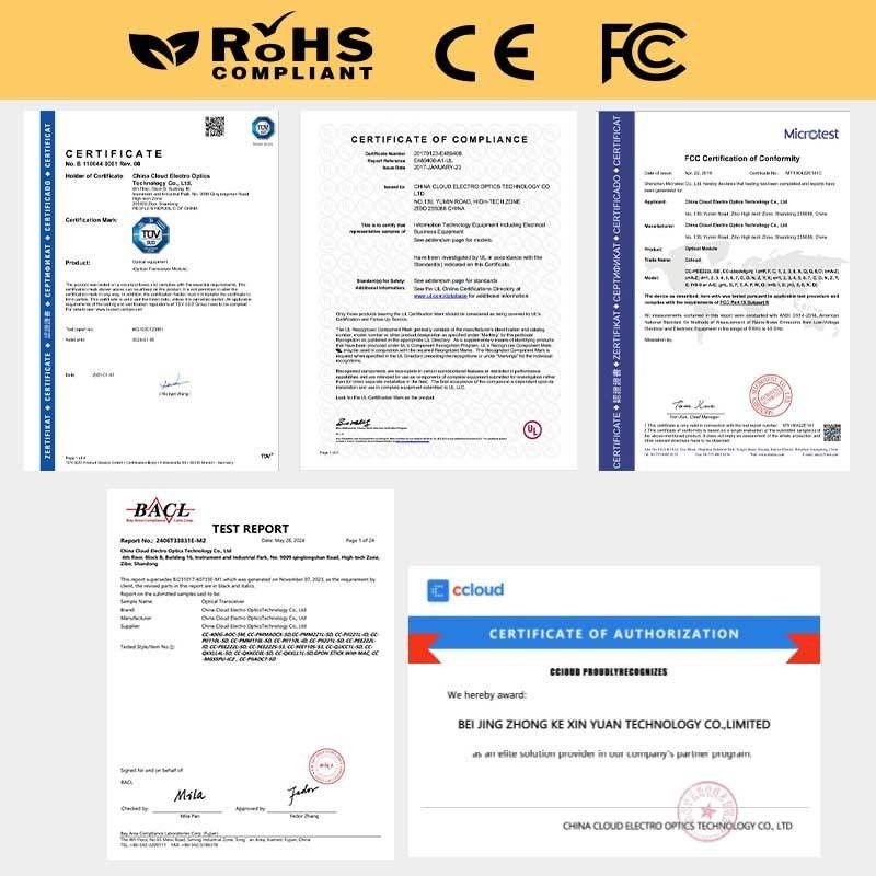 Veri Merkezi Bağlantı Çözümü 200G QSFP56 SR4 Optik Alıcı OM4 Fiber üzerinden 100m iletim mesafesi ile
