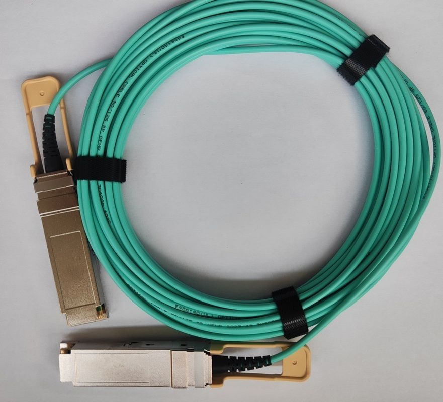 200G QSFP56 Aktif Optik Kablo 26.56GBaud Hızlı Veri İletişim OM3/OM4 Bağlantı Tipi QSFP56 Bağlantısı ile uyumlu