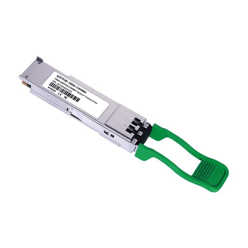 100G QSFP28 2km CWDM4 Fiber Optic Transceivers Ethernet Ağ Gücü ≤3.5W En az Alınabilir ≤3.5W 2km Aralık Orijinal